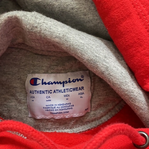 Red Champion Pullover Hoodie - Picture 5 of 5